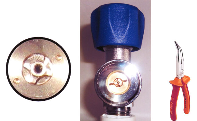 Residual pressure valve